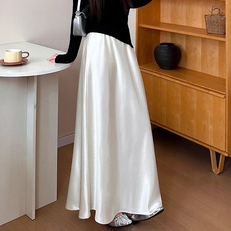 Jupe Satin Longue Image