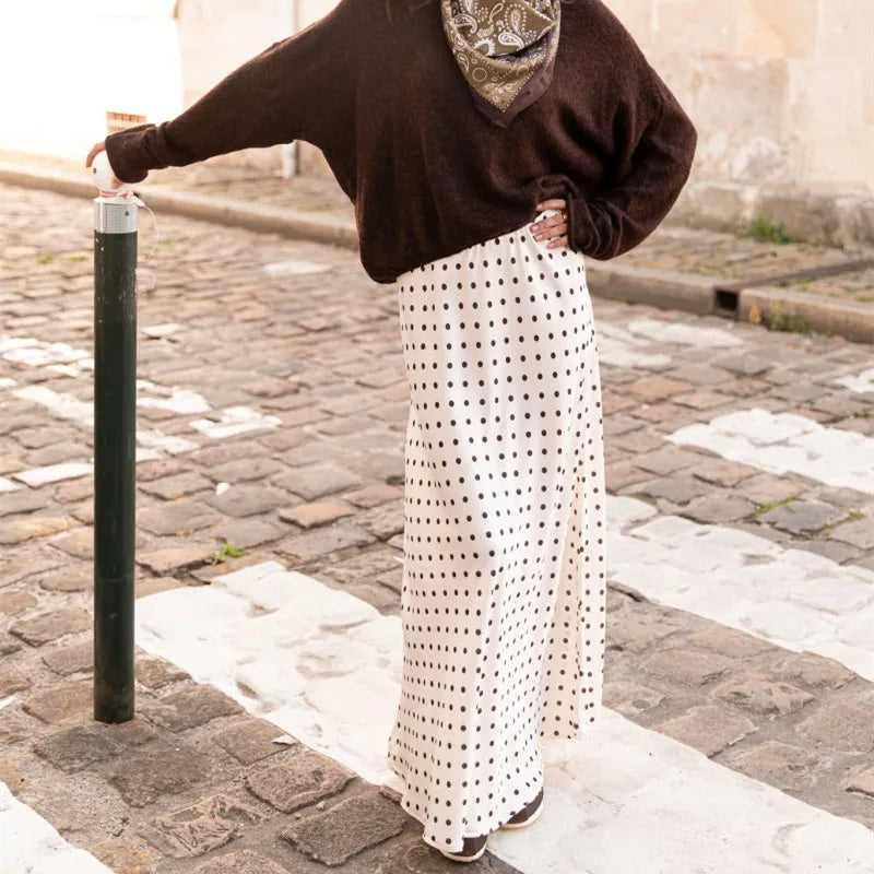 jupe en satin de soie